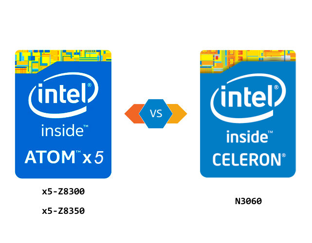 Intel Atom x5 vs Intel Celeron